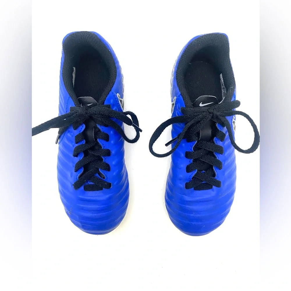 Nike Jr Youth Tiempo Legend 7 Racer Blue/Metallic Silver Soccer Cleats